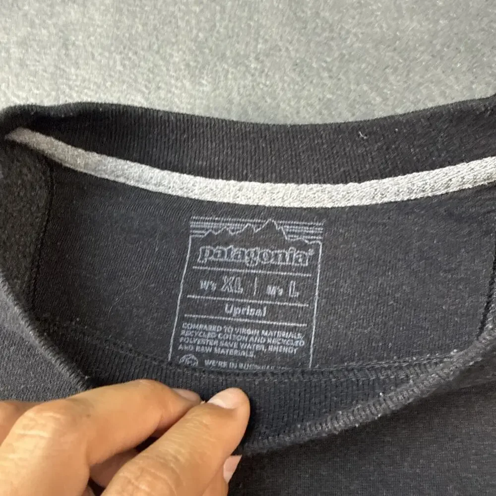 Patagonia Fitz Roy Icon Uprisal Crew Sweatshirt Unisex Mens Sz L Women’s XL
